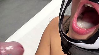 Peehole Cum insertion Bukkake Gangbang and Drinking Creampie