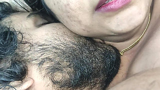 Indian husband and wife hot romance with boobs suck and lip lock hard sex