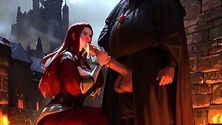 Spicy Toons: Big Natural Titties Blondes & Redheads Take BBC in Medieval Europe