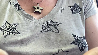 Pussy N Pubes Play in Transport Makes My Fingers Smell Amazing!