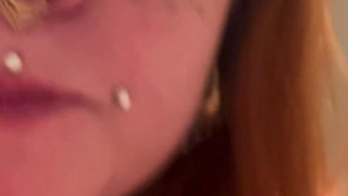 Elle Masturbates in the Toilet While Her Date Waits - Hairy Redhead French Amateur