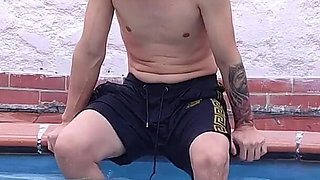 I Fuck My Latina Stepmom in the Bathroom of My House After Fucking Together in the Pool Real Amateur Sex