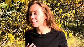 Real amateur outdoor pov blowjob for a dude