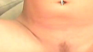 Curly Brunette Babe Strips and Gets Fingered to Ecstasy