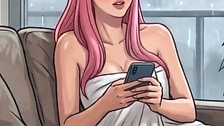 Fucking My Girlfriend's Cousin in Her Face - 2D Animation
