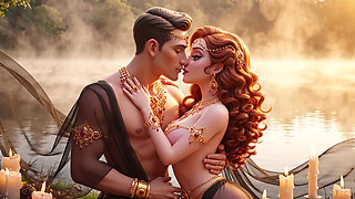 Desi Couple Ki Full Body Romance - Gold Jewelry Wali Bhabhi Aur Muscular Husband Ka Hot Bedroom Passion