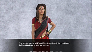 Desi MILF Seduction - Gameplay - Roleplay - Saree Wearing Stepmom Fucked by Stepson Bully