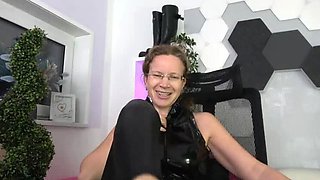 Amateur MILF Annika Bond Dominates with Strapon and Dirty Talk in German HD