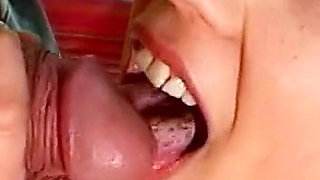 Blonde teen pissed off and full of cum by step dad