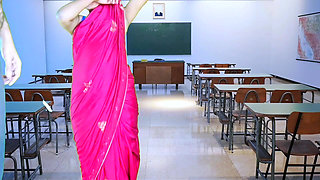 Desi Beautiful Teacher Teaching Sex Lessons ( Hindi Drama ) Indian Virgin College Teacher. the First Time in Classroom