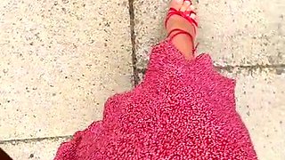 Black Amateur Explore Hot Foot Fetish