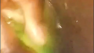 Body massager oiling my big ass and perfect pornstar body.
