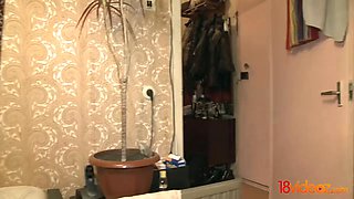 18 Videoz - Jenny - Teens taking double titties cum shower