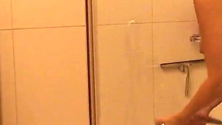 Cute France Blondie Got Big Load of Cum in Shower
