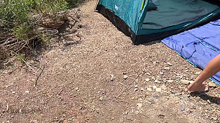Two Males Met a Couple and Fucked His Girlfriend Right on the Beach