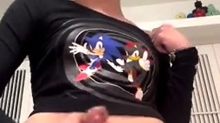 Bella Bates Standing Masturbation With Cum On Hand