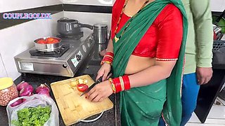 Desi Bride Komal Fucked Hard by Brother-in-Law in Kitchen - Hot Indian Wedding Night Sex