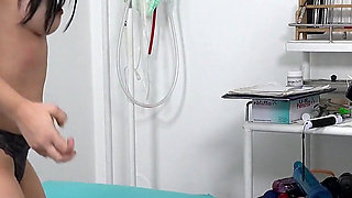 Hot MILF Ally Style Made to Cum in Gyno Office