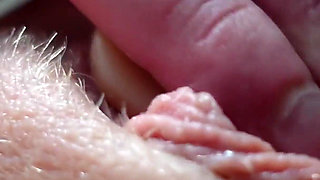 Dildo Masturbation with View From Below