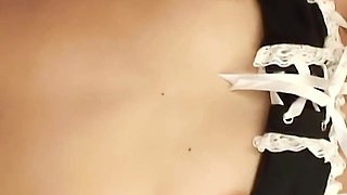 18 Yo Japanese Teen Maid and Nurse Like JAV Threesome and Gangbang