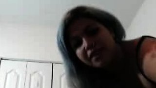 Big boobs milf masturbates with her dildo
