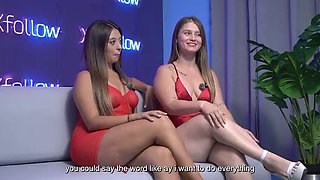 Xxxfollow Sessions: Roxie gates8 and  vega lu Latinas with HUGE asses masturbate with their sex toys-Podcast Dani Ortiz