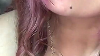 Swallowing Completely and Playing with Hooks Inside a Condom