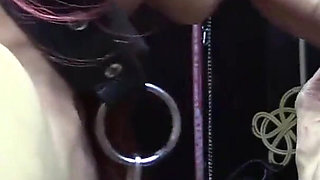 Angelina at first BDSM-casting - part 2