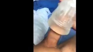 Femboy Robin Quinn's Fleshlight Fun