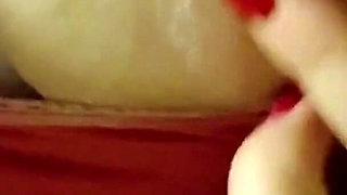 Squeezing My Big Boobs Twisting My Hard Nipples