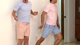 Stepmom Takes a Bath with the Boys and Gets Double Stuffed