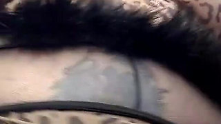 Black Nylon Pantyhose Ass Tease