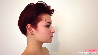 Nude Video Casting with Sexy High School Student Puffy Nipples Owner Marija