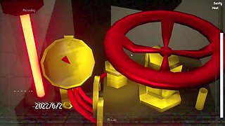 Toy Chica's wild encounter in this FNAF porn parody