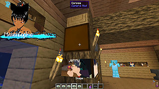 The Jenny mod Fapcraft Minecraft - Its jenny and she is getting fucked by the warden and his massive cock