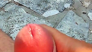 Dick Flash! We Got Caught! Teacher Handjob Nude at the Sea in Croatia! - Misscreamy