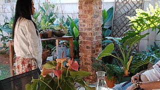 Outdoor fun with my neighbours cuckold wife