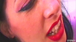 Raunchy lesbians BDSM thrilling video