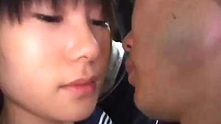 Amateur asian on the bus