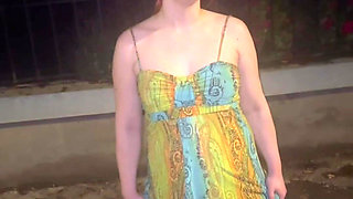 Peeing and Flashing Outdoor Compilation