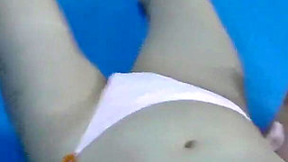 Two Naugty Chicks Wresteling and Pleasing Their Belly Buttons