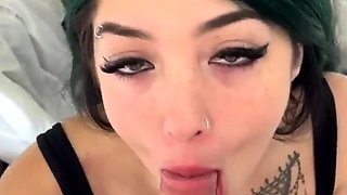 Pov amateur blowjob action