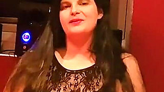 Dominant Brunette MILF Punishes Her Submissive Slave with Spanking and Fingering