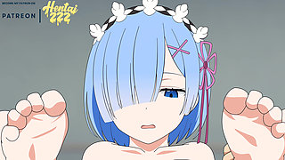 Rem and Subaru Fucks Re Zero Uncensored Hentai