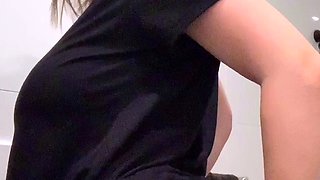 Big boobs milf masturbates with her dildo