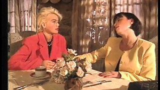 Seductive Babe in Lace Stockings Sucking Cock Hungrily