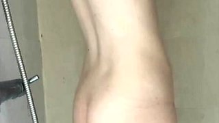 Amateur striptease and Solo masturbation