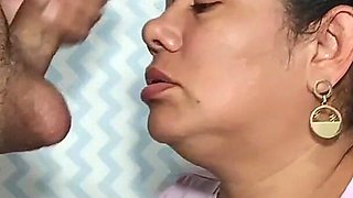 Novia Garganta Profunda Hermosa Latina Sumisa