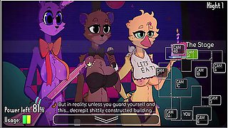 Car Toon In Five Nights At Fuzzboobs: Definitive Edition Porn Game - 1st Full Night Game Play