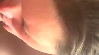 She Loves Sucking on Her Knees Dick Down Her Throat